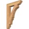 Ekena Millwork Balboa Slat Smooth Bracket, Western Red Cedar, 3 1/2"W x 20"D x 28"H BKT04X20X28BOA06SWR - alternate 1